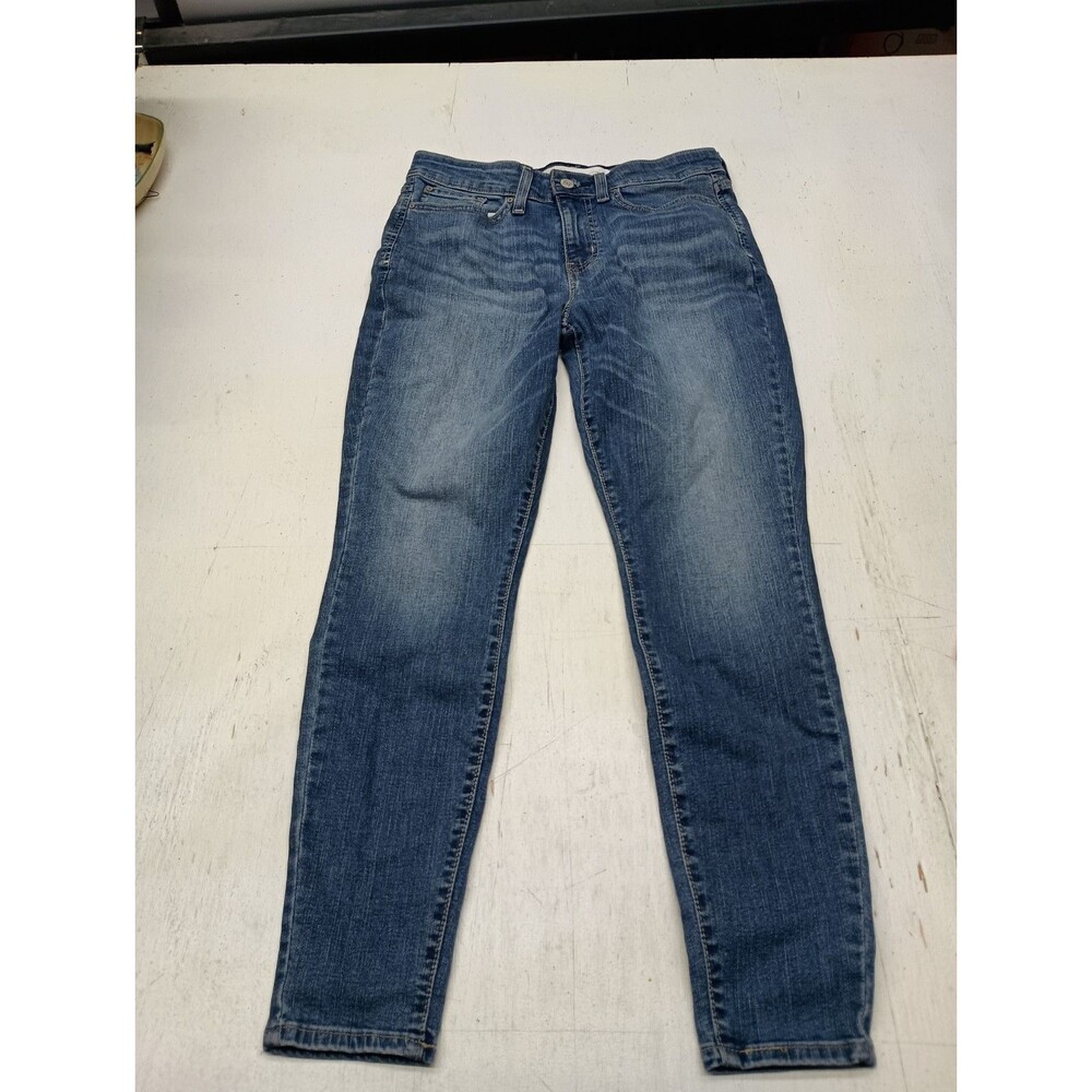 Levi Strauss Signature Gold Mid Rise Skinny Jeans Womens 6S W28 L28 Blue